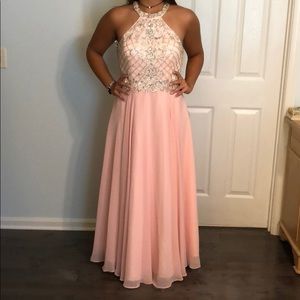 prom dress only worn once in perfect condition !